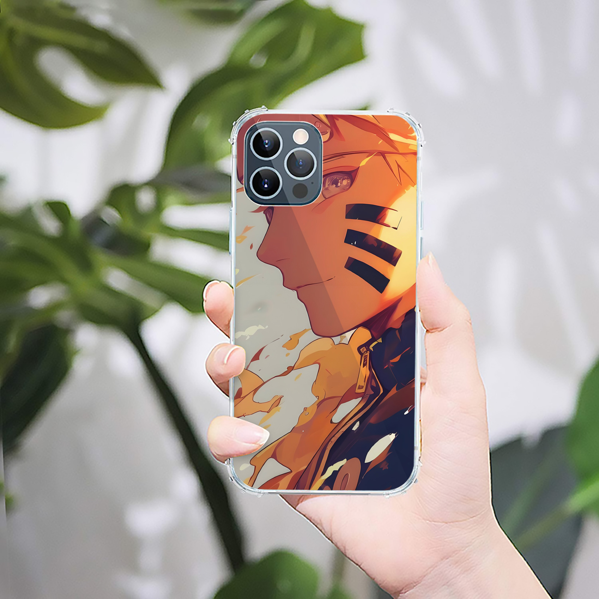 （画像用） NARUTO -ナルト- NARUTO -ナルト- 疾風伝 【iPhone 12シリーズ対応】透明スマホケース（クリアソフトケース）